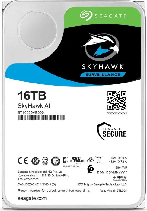 Seagate 16TB 7200RPM SATA 6Gb/s 3.5-in Hard Drive