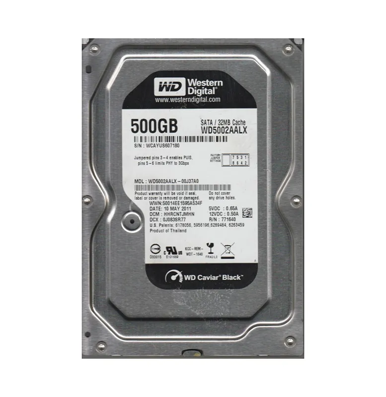 WD 500GB 7200RPM SATA 6Gb/s 3.5-in HDD