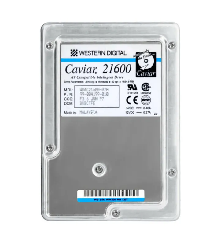 WD 1.6GB 5200RPM ATA-33 33MB/s 3.5-in HDD