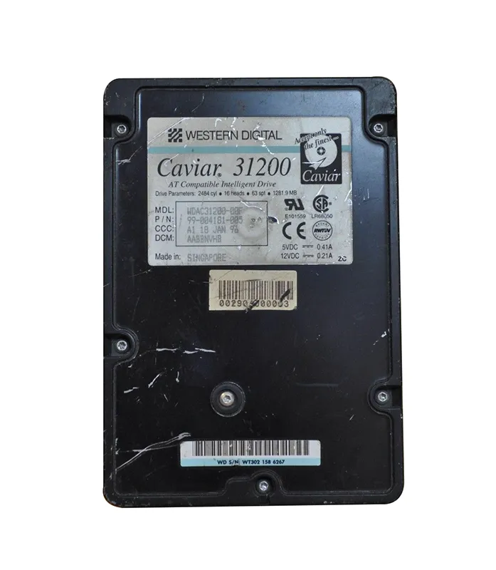 WD Caviar 1.2GB 4500RPM EIDE 64KB Cache 3.5" Hard Drive