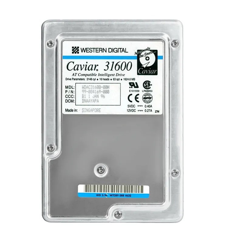WD Caviar 1.6GB 5200RPM EIDE 128KB Cache 3.5" Hard Drive