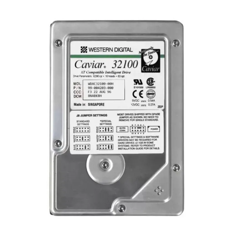 WD Caviar 2.1GB 5200RPM IDE/ATA 128KB Cache 3.5" HDD