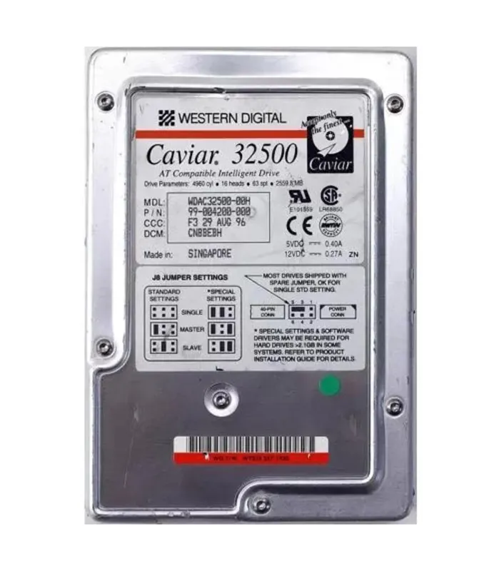 WD Caviar 32500 2.5GB 5200RPM IDE/ATA 128KB (CE) 3.5" HDD